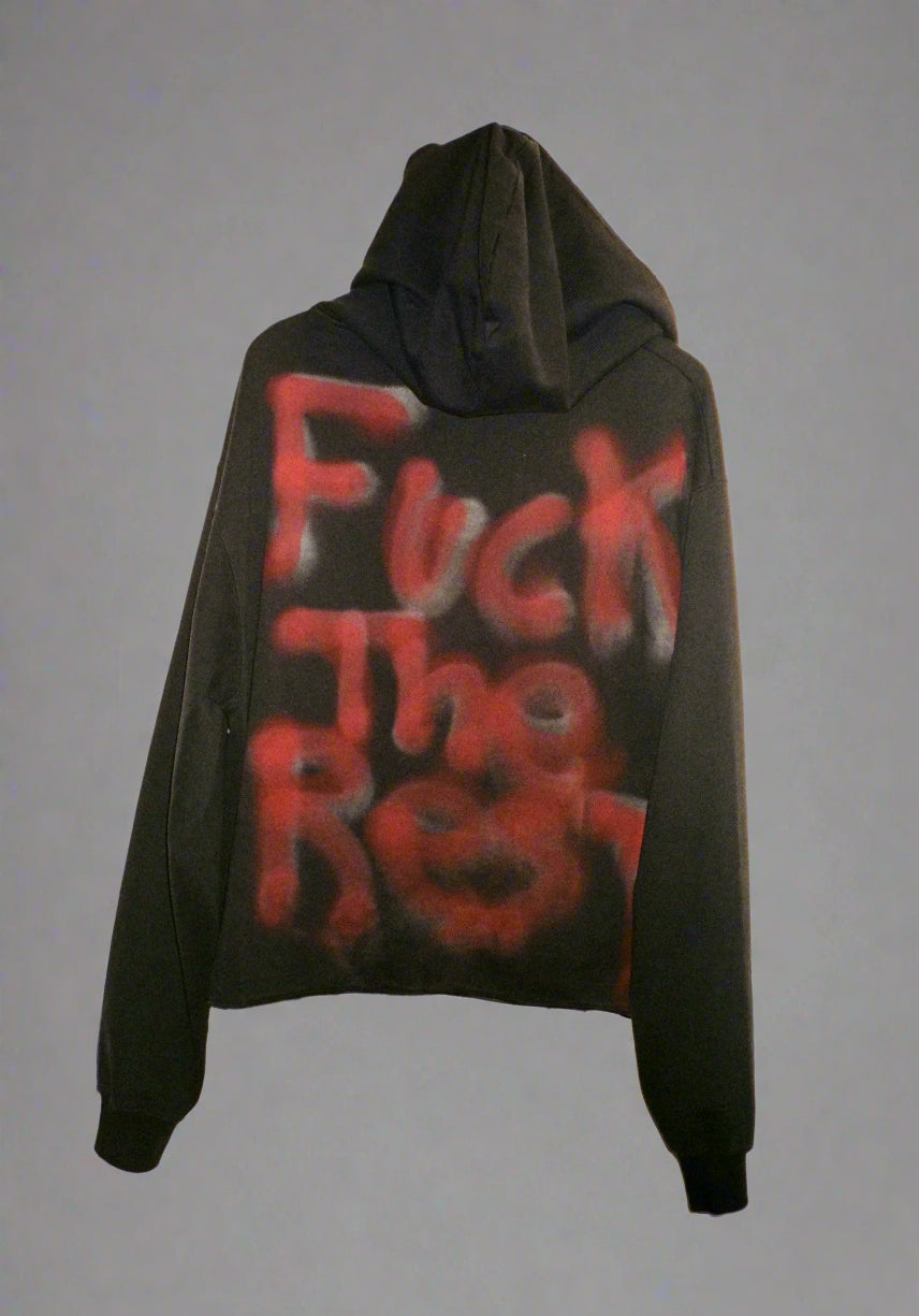 Question-Mark Graffiti Hoodie