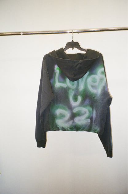 Question-Mark Graffiti Hoodie